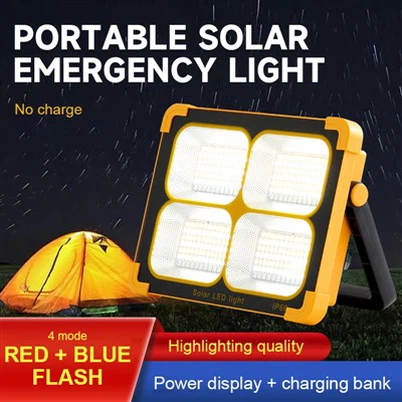 Lampu pengecasan kecemasan solar mudah alih