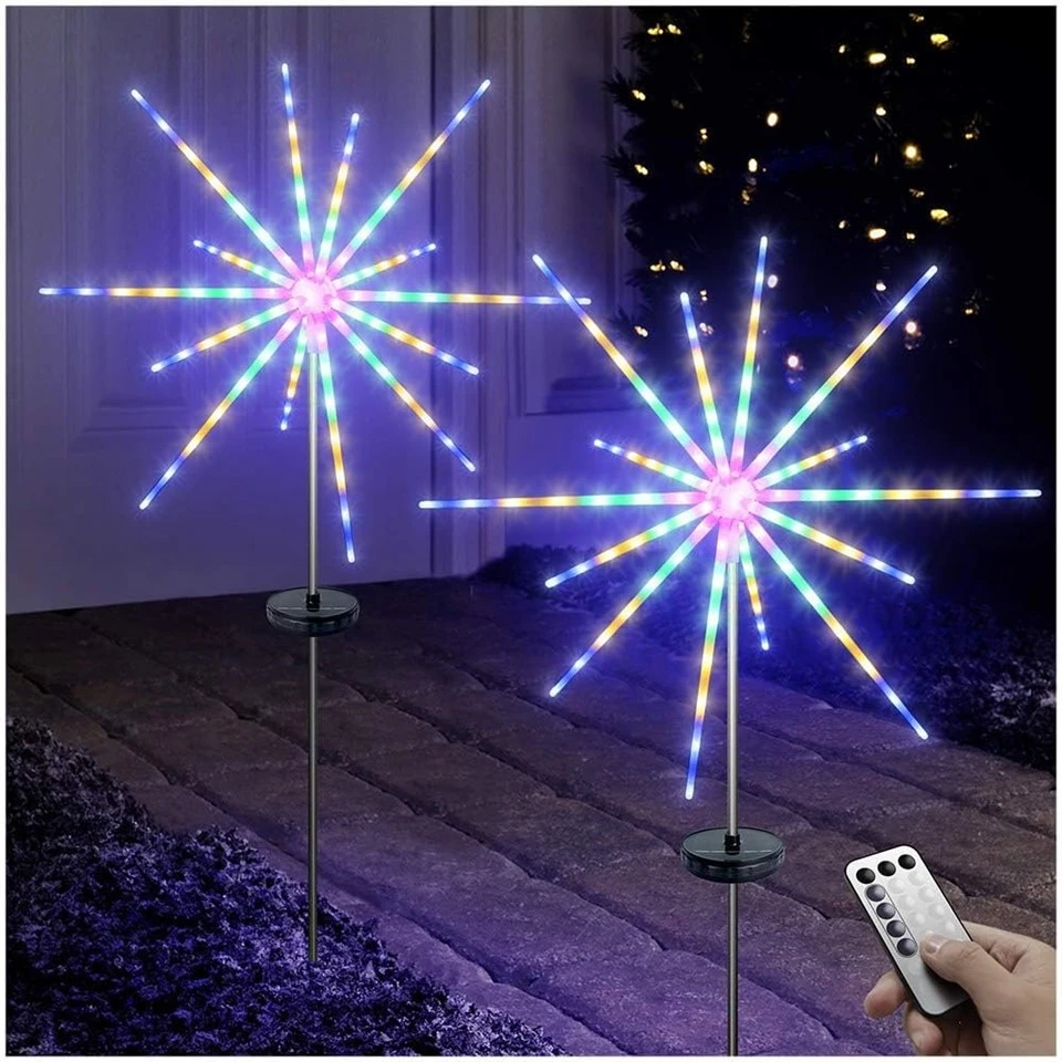 Solar Firework Meteor Lights